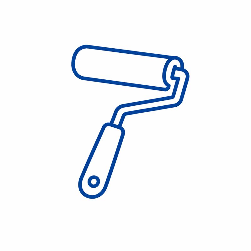 Farbrolle als Icon für Handwerksleistungen
Link zurm Renovierungs- & Aufbauservice